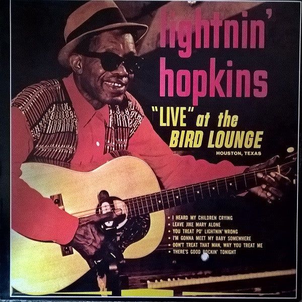 Lightnin' Hopkins – Live At The Bird Lounge LP