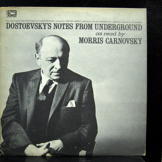 Dostoevsky / Morris Carnovsky - Dostoevsky's Notes From Underground LP