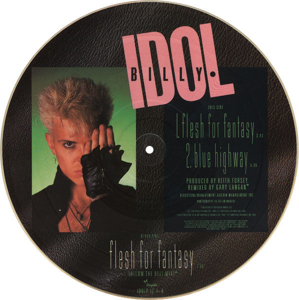 Billy Idol - Flesh For Fantasy 12" LP (Picture Disc)