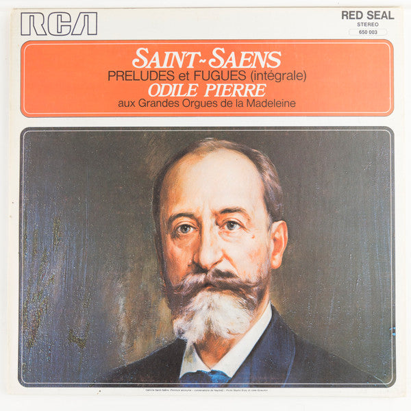 Saint-Saëns - Odile Pierre – Preludes Et Fugues (Integrale) LP