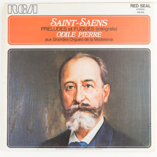 Saint-Saëns - Odile Pierre – Preludes Et Fugues (Integrale) LP