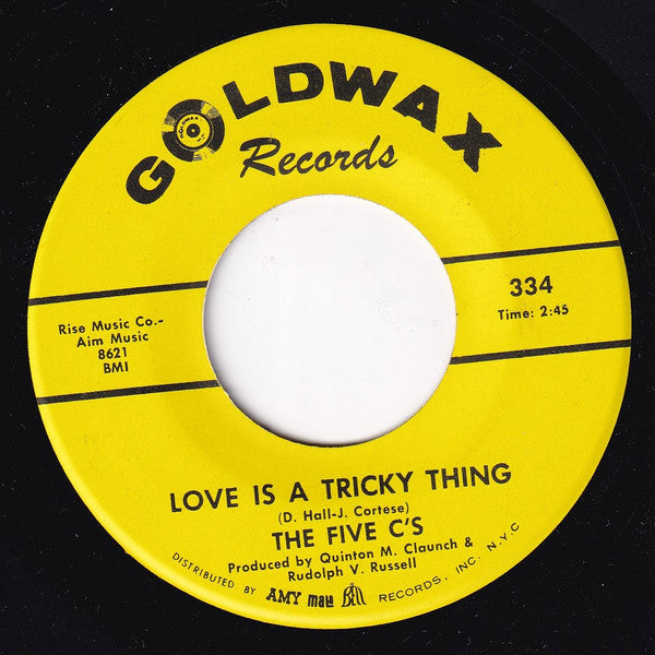 The Five C's – Love Is A Tricky Thing 7"
