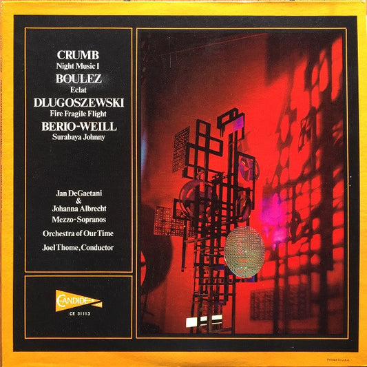 Crumb / Boulez, et al - Night Music I, Eclat... LP