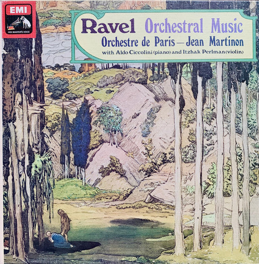 Ravel / Orchestre De Paris, Jean Martinon, Aldo Ciccolini, Itzhak Perlman – Orchestral Music (5 LP Box Set)