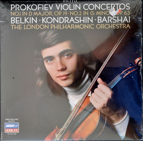 Prokofiev - Belkin, Kondrashin, Barshai, London Philharmonic – Violin Concertos - No.1 In D Major, Op.19 • No.2 In G Minor, Op.63 LP