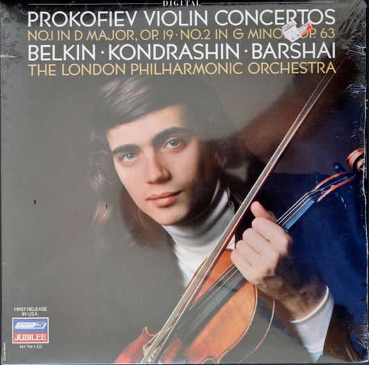 Prokofiev - Belkin, Kondrashin, Barshai, London Philharmonic – Violin Concertos - No.1 In D Major, Op.19 • No.2 In G Minor, Op.63 LP