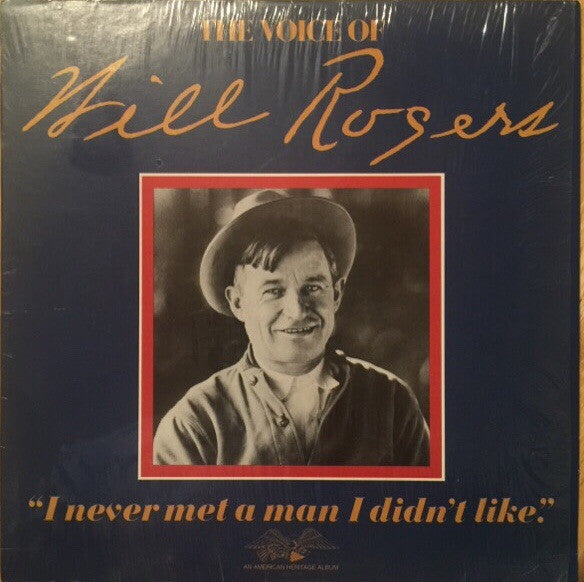 Will Rogers – The Voice of Will Rogers LP