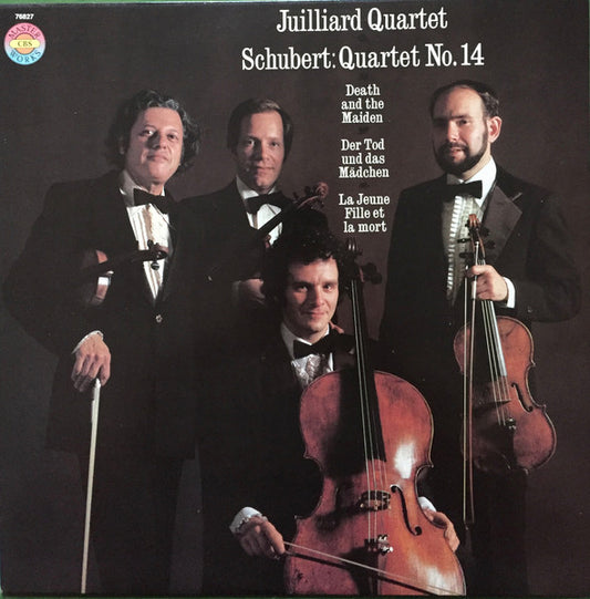 Schubert, Juilliard Quartet – Quartet No.14 Death And The Maiden LP