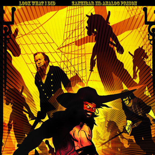 Look What I Did – Zanzibar III: Analog Prison (Yellow splatter on black vinyl) LP