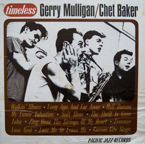Gerry Mulligan / Chet Baker – Timeless LP