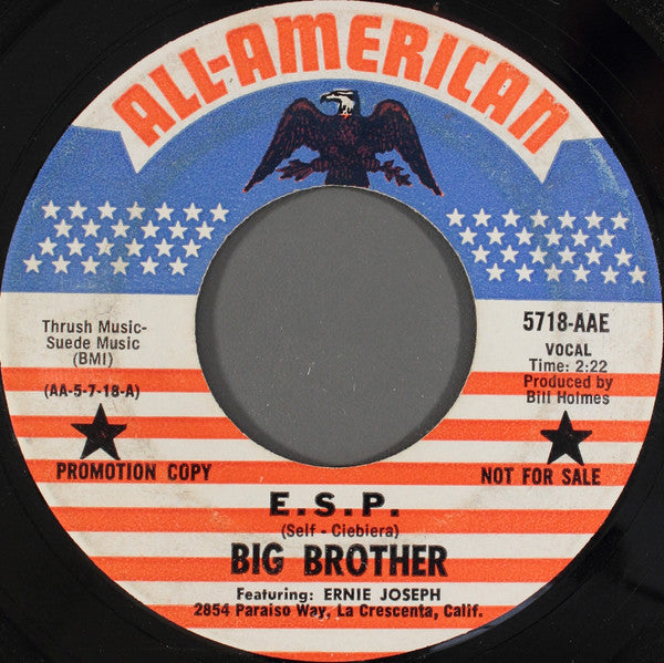 Big Brother – E.S.P. (Promo) 7"