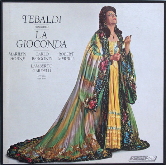 Ponchielli - Tebaldi, Marilyn Horne, Carlo Bergonzi, Robert Merrill, Lamberto Gardelli – La Gioconda 3LP Boxset