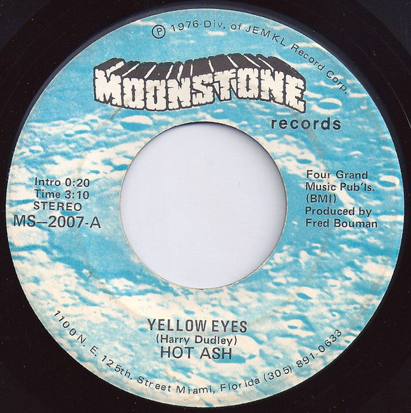Hot Ash – Yellow Eyes / Jail Bait 7"