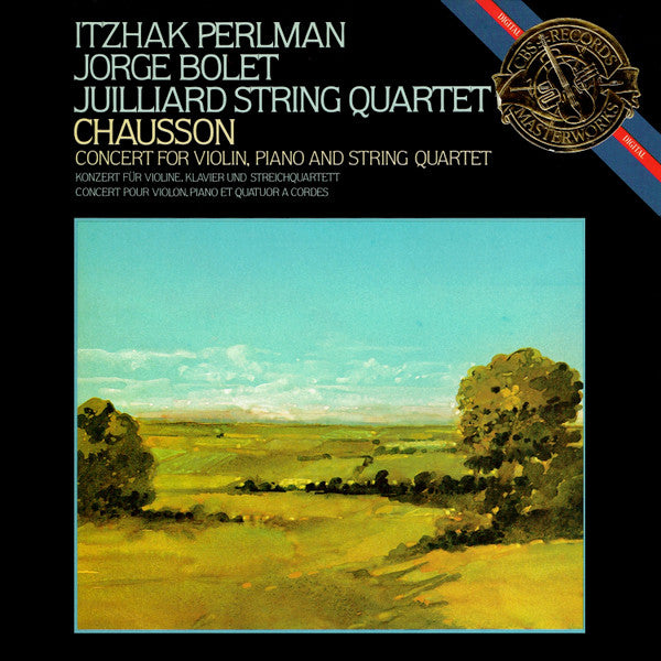 Itzhak Perlman, Jorge Bolet, Juilliard String Quartet, Chausson – Concert For Violin, Piano And String Quartet LP