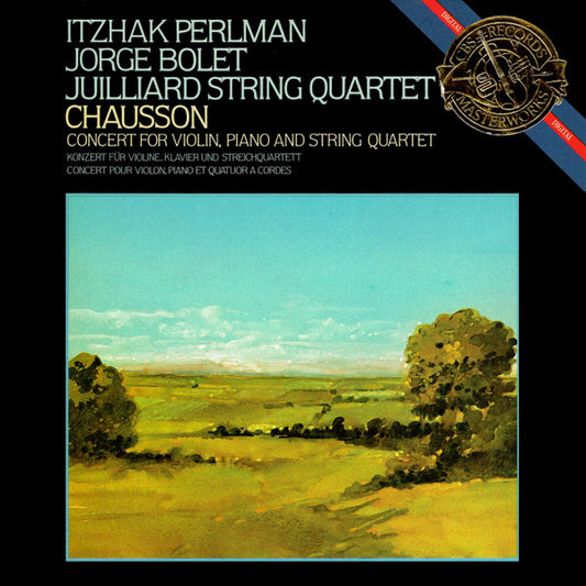 Itzhak Perlman, Jorge Bolet, Juilliard String Quartet, Chausson – Concert For Violin, Piano And String Quartet LP