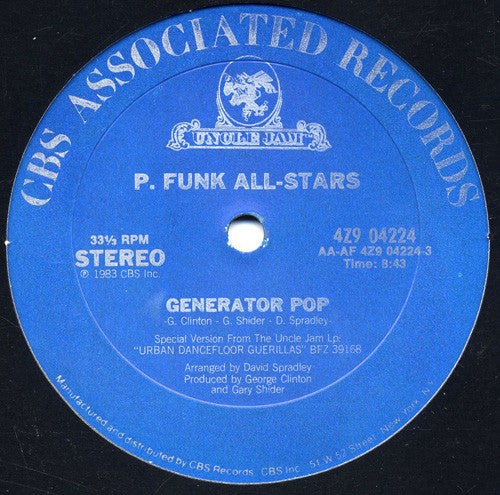 P. Funk All Stars - Generator Pop 12"