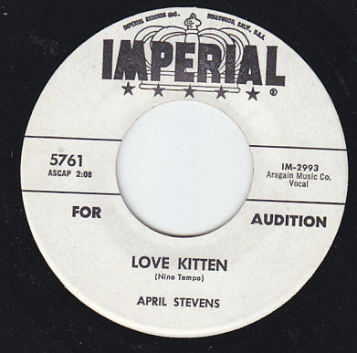April Stevens – Love Kitten (Promo) 7"