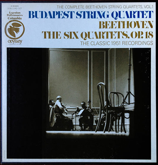 Beethoven / Budapest String Quartet - The Six Quartets, Op. 18 (3 LP)