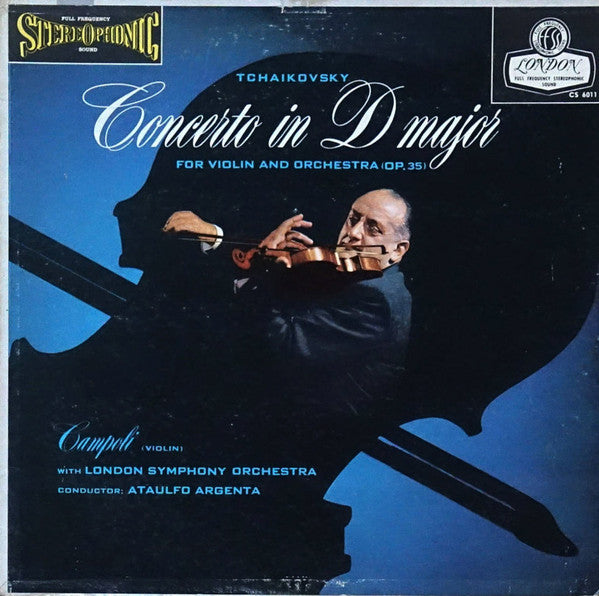 Tchaikovsky / Campoli - Concerto In D Major For Violin And Orchestra, Op. 35 LP