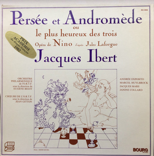 Jacques Ibert - Persée Et Andromède Ou Le Plus Heureux Des Trois LP