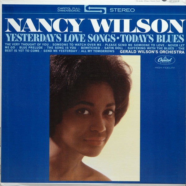 Nancy Wilson – Yesterday's Love Songs • Today's Blues LP