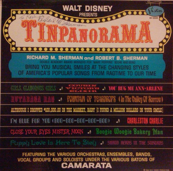 Richard M. Sherman, Robert B. Sherman – Tinpanorama LP