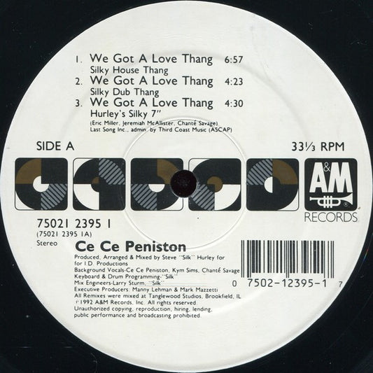 Ce Ce Peniston - We Got A Love Thing 12"
