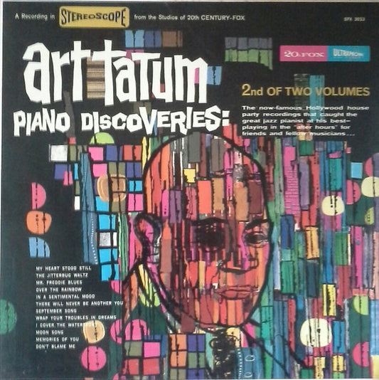 Art Tatum – The Art Tatum Piano Discoveries : 2nd Of Two Volumes LP