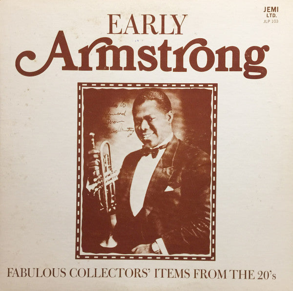 Louis Armstrong – Early Armstrong LP