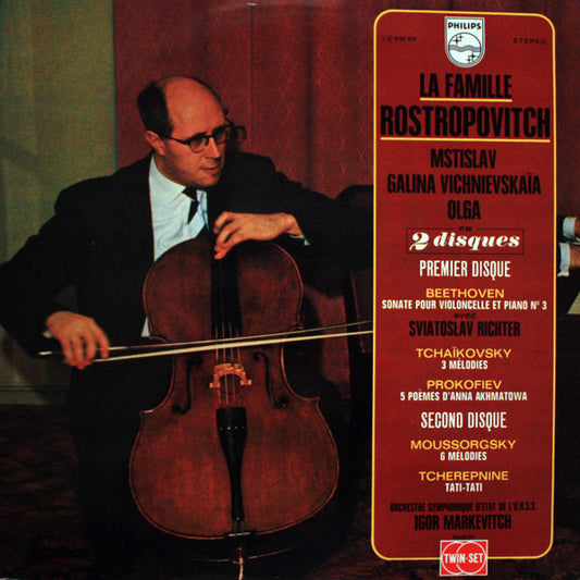 Mstislav Rostropovitch, Galina Vichnievskaïa, Olga Rostropovitch – La Famille Rostropovitch 2LP