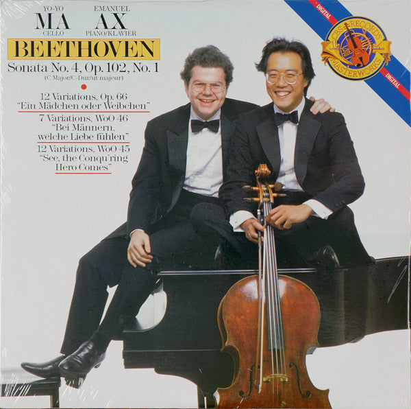 Beethoven / Yo-Yo Ma & Emanuel Ax - Sonata No. 4 LP