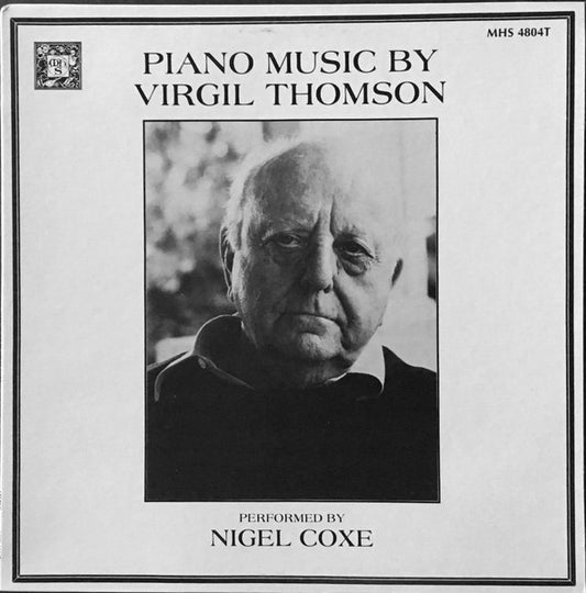 Virgil Thomson, Nigel Coxe – Piano Music By Virgil Thomson LP