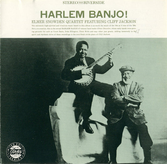 The Elmer Snowden Quartet – Harlem Banjo! CD