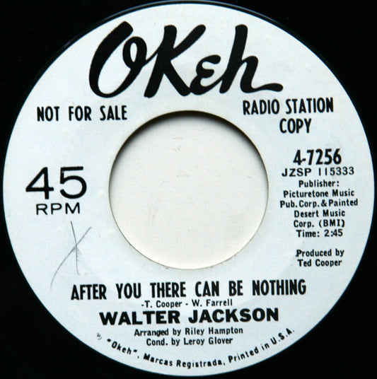 Walter Jackson – After You There Can Be Nothing (Promo) 7"