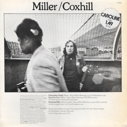 Lol Coxhill, Steve Miller – Coxhill / Miller / Miller / Coxhill LP