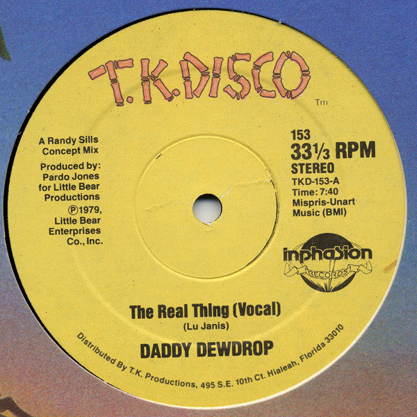 Daddy Dewdrop - The Real Thing 12"