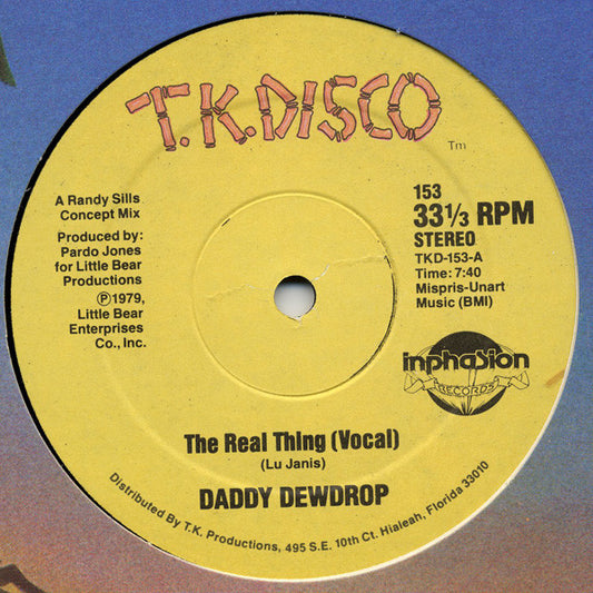 Daddy Dewdrop - The Real Thing 12"