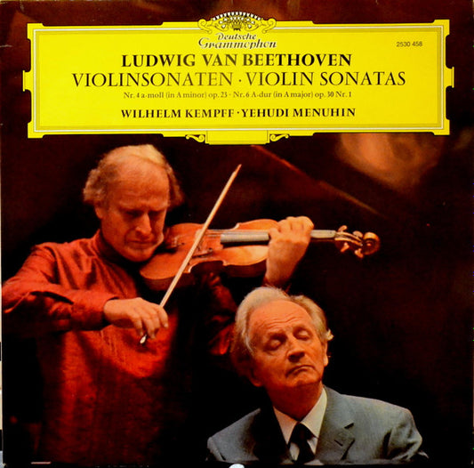Beethoven, Kempff – Violin Sonatas: Nr. 4 A Minor Op. 23 / Nr. 6 In A Major Op.30 Nr. 1 LP