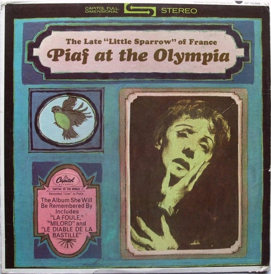 Edith Piaf – Piaf At The Olympia LP