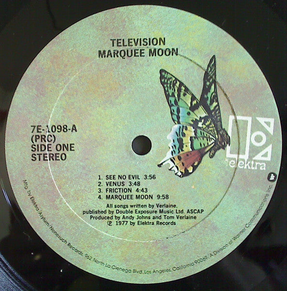 Television – Marquee Moon LP