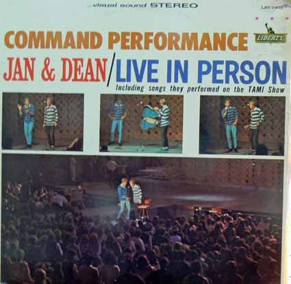 Jan & Dean – Command Performance / Live In Person LP