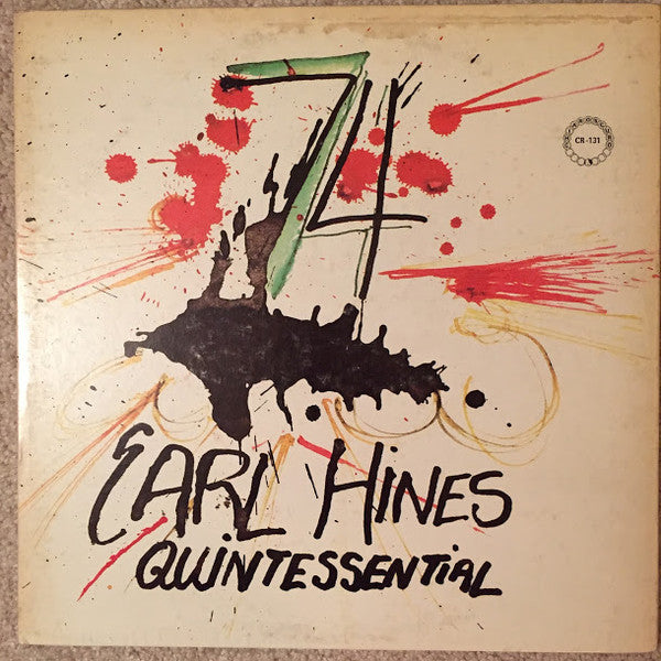 Earl Hines – Quintessential '74 LP