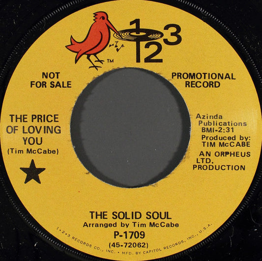The Solid Soul – The Price Of Loving You (Promo) 7"