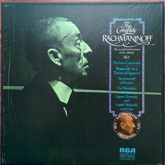 Sergei Rachmaninoff - The Complete Rachmaninoff, Vol. 5 (3 LP)