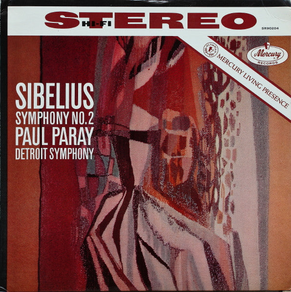Sibelius / Paul Paray, Detroit Symphony – Symphony No. 2 LP