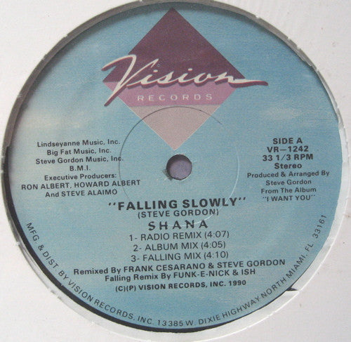 Shana - Falling Slowly 12"