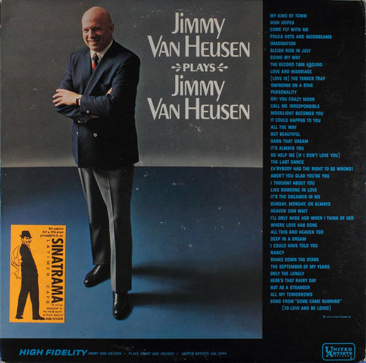 Jimmy Van Heusen – Jimmy Van Heusen Plays Jimmy Van Heusen LP