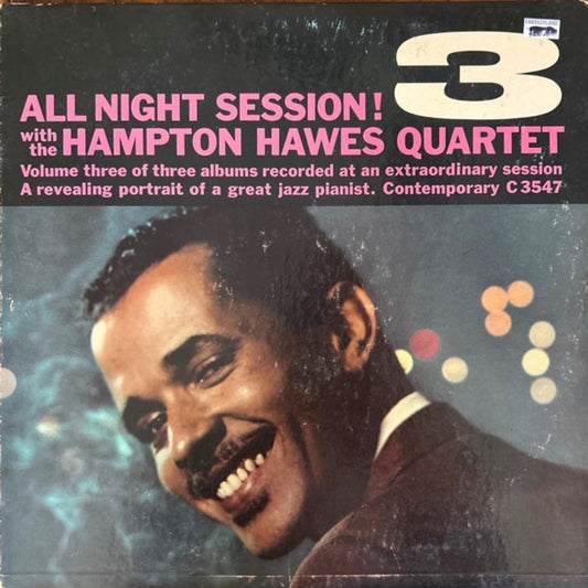 Hampton Hawes Quartet – All Night Session, Vol. 3 LP