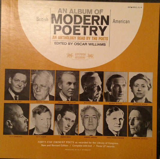 Various – An Album Of Modern Poetry British & American: An Anthology Read By The Poets 3LP Boxset