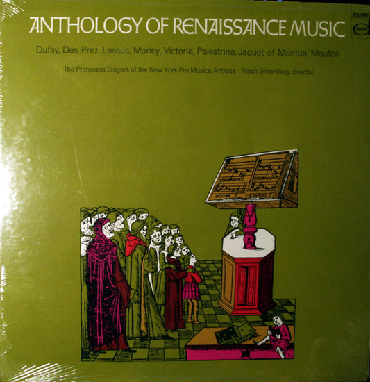 Various, Noah Greenberg – Anthology Of Renaissance Music LP